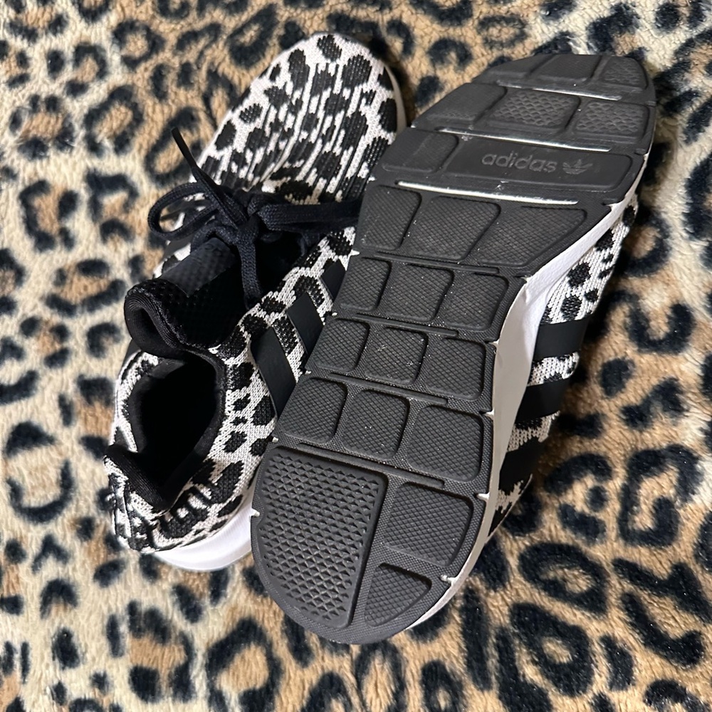 Adidas Black and White Women's Sneakers